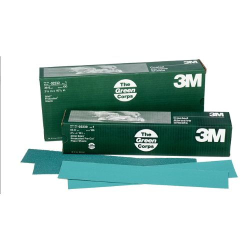 3M 2 3/4" x 16 1/2" GREEN CORPS STICKIT SHEET