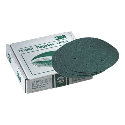 3M 6" GREEN CORPS REGALITE DUST FREE DISCS