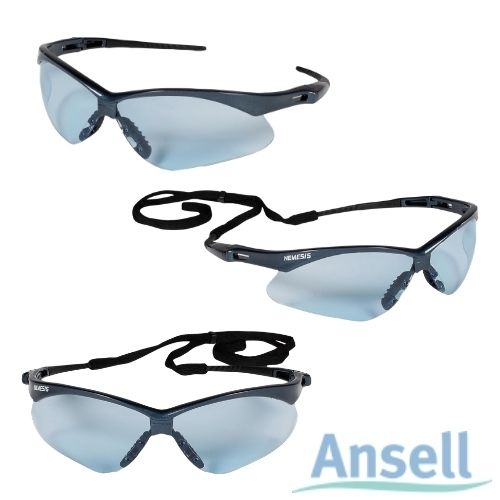 KleenGuard Nemesis Safety Glasses - Light Blue Lens