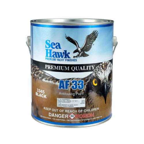 Sea Hawk AF33 Black &ndash; Multi-Season Ablative Antifouling Bottom Paint